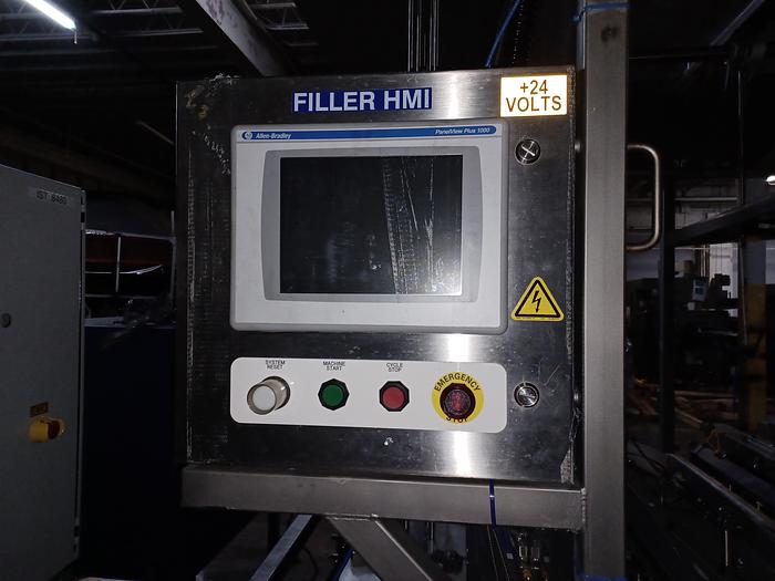 Used RA JONES Autoprod CF-840 Inline indexing filler, sealer and/or overcapper