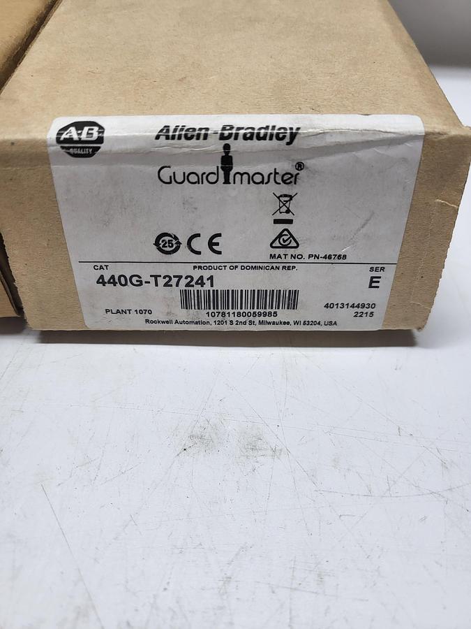 Allen-Bradley Guard Master 440G-T27241 Ser.E New! IN BOX!