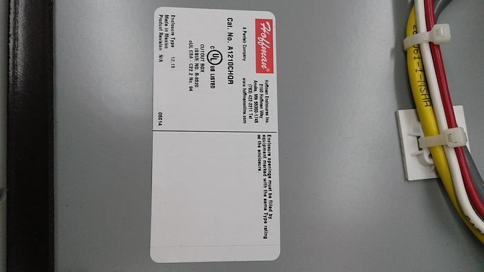 Used Hoffman Enclosure A1210CHQR