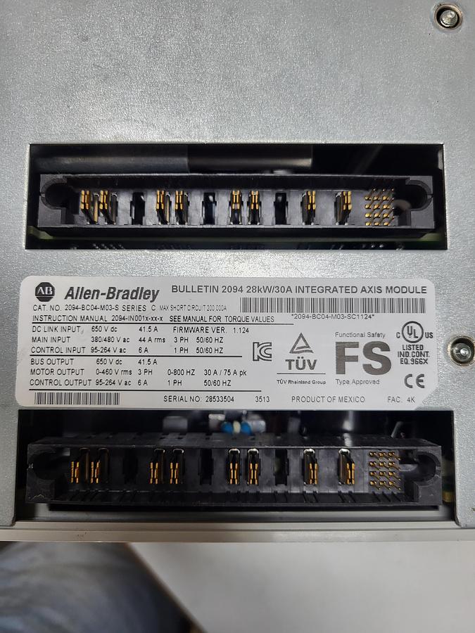 Used Allen-Bradley Bulletin 2094-BC04-M03-S Ser.C SAME DAY SHIPPING!