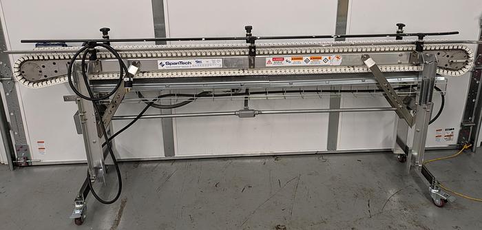 Used spantech, conveyor, variable speed drive 120v