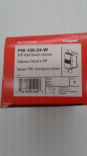 Used Wattstopper PIR Wall Switch Sensor PW-100-24-W