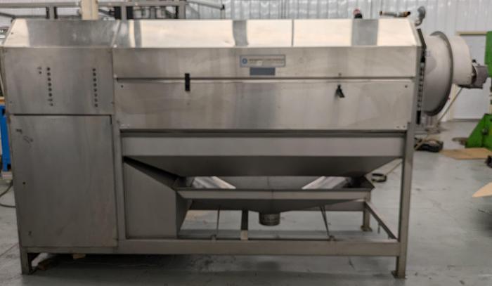 Used Vanmark model 2700 scrubber/peeler, root crop washer