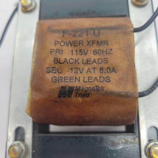 Used Magnetek F-221 U Power XFMR EIA-17-0031-4A