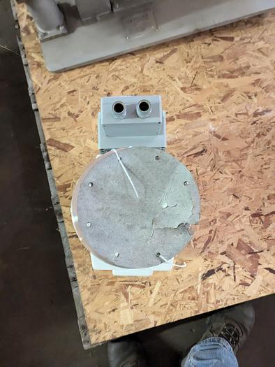 Used B.E.P. 4" flow meter stainless steel