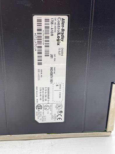 Used Allen-Bradley 1756-A10 Ser B 