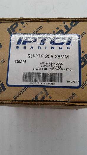 IPTCI Bearing SUCTF 205 25MM Set Screw Lock 4-Bolt Flange