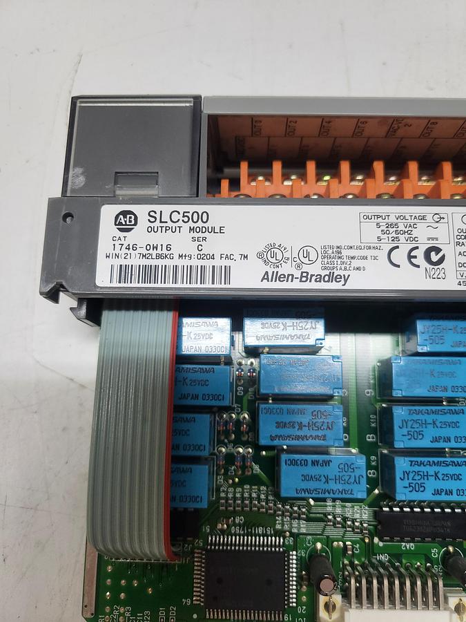 Used Allen-Bradley SLC500 1746-OW16 Ser.C
