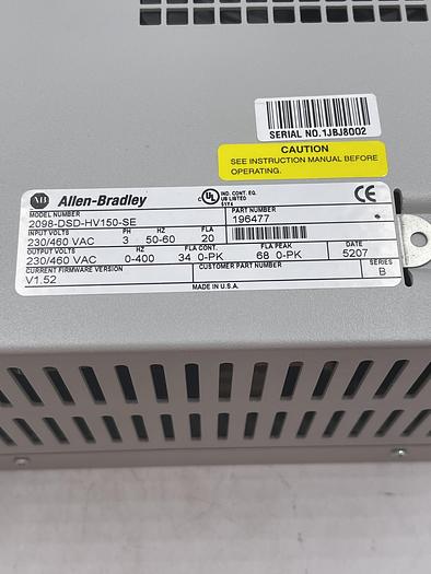 Allen-Bradley 2098-DSD-H150-SE Ser B 