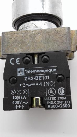 Used Telemecanique ZB2-BE101 Lock & Key