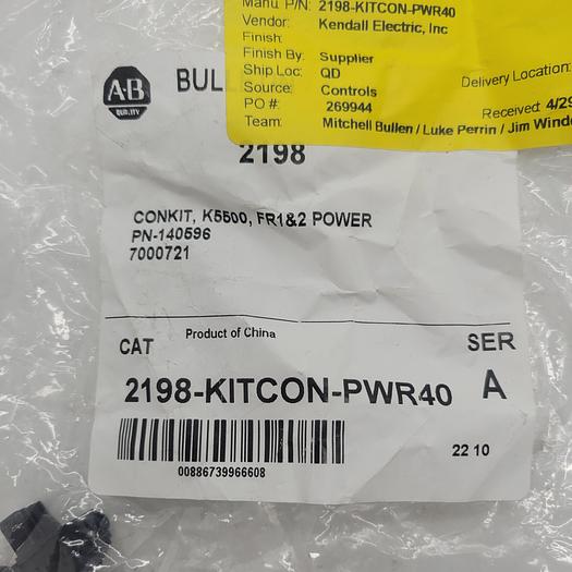 Allen-Bradley Conkit 2198-KITCON-PWR40 Ser.A