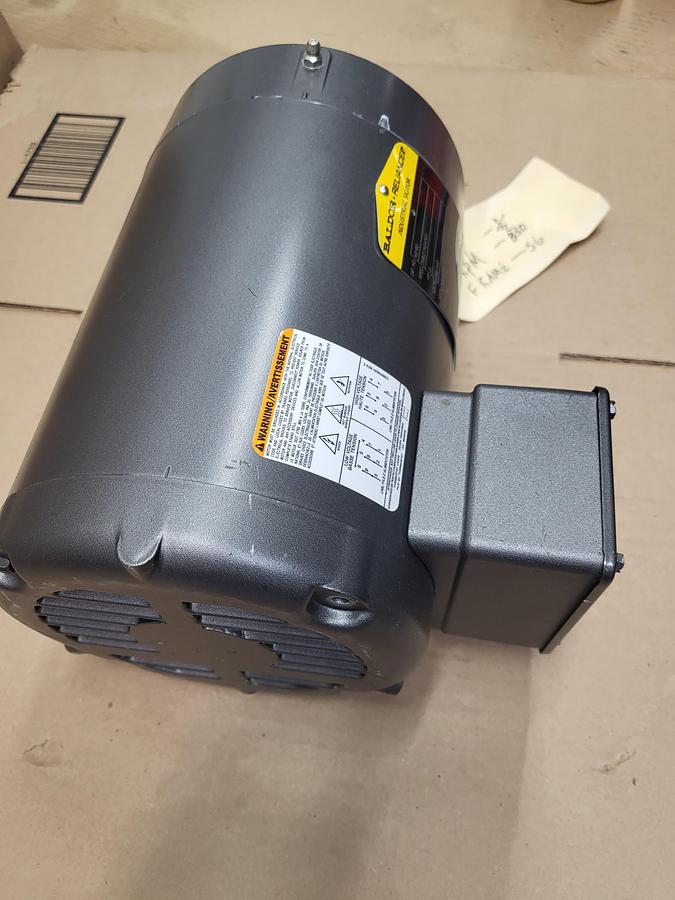 BALDOR .5 HP Motor 35B011N043G1 / Cat: M3160 / frame: 56 - 850 RPM - 230 /460 - 3 ph No box