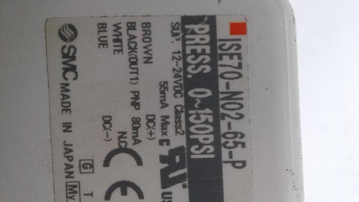 Used SMC ISE70-N02-65-P Pressure Switch