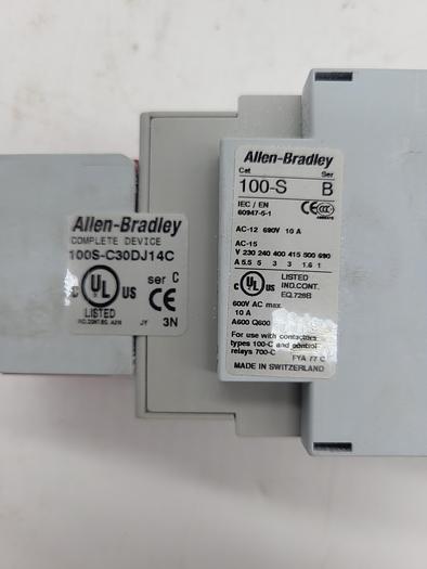 Used Allen-Bradley 100S-C30DJ14C Ser.C