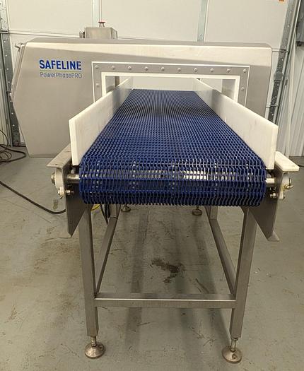 Used Safeline Power Phase Pro, stainless frame, 110v, variable speed drive