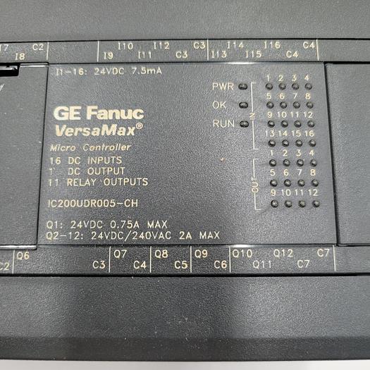 GE INTELLIGENT PLATFORMS IC200UEX624-C VERSA MAX MICRO PLC 28PT AC/DC/RELAY oringinal packaging