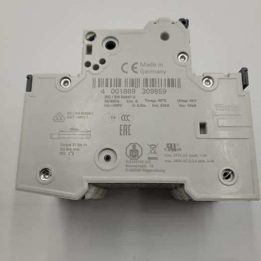 Used SIEMENS 5SY4330-7 CIRCUIT BREAKER