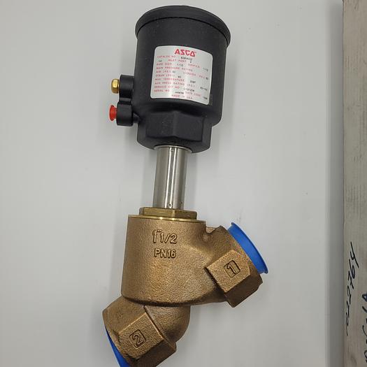 ASCO 1-1/2" BRONZE VALVE CAT# 8290A020 IN BOX