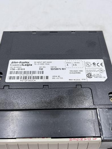 Used Allen-Bradley 1756-IB16 Ser A 