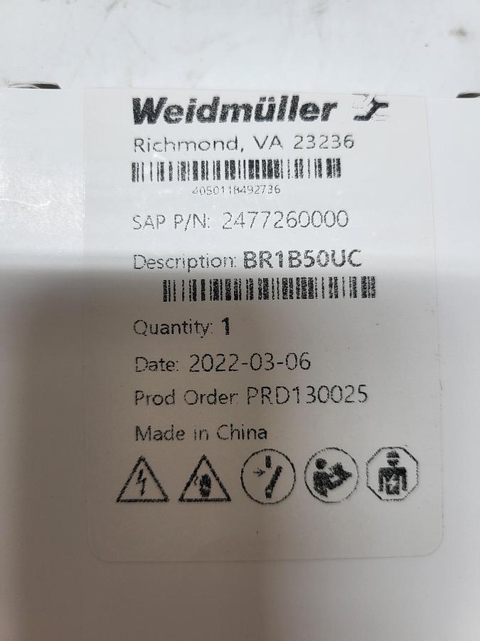 Weidmuller BR1B50UC