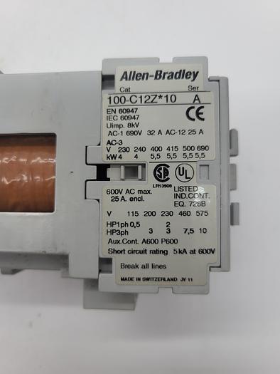 Used Allen-Bradley 100-C12Z*10 Ser.A