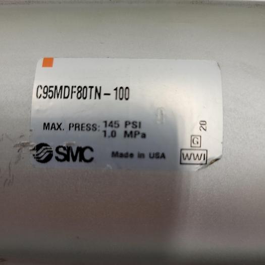 Used SMC C95MDF80TN-100 cyl, tie rod, iso/vdma