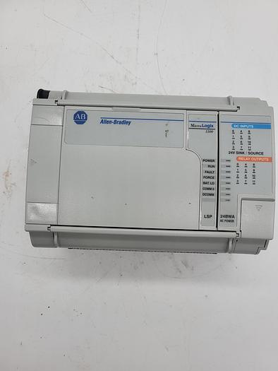 Used Allen-Bradley Micro Logix 1500 Base Unit 1764-24BWA Ser.B