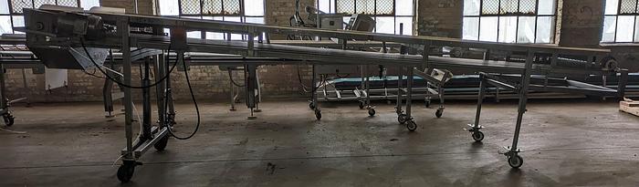 Used stainless conveyor 41 3/4" wide 16' long