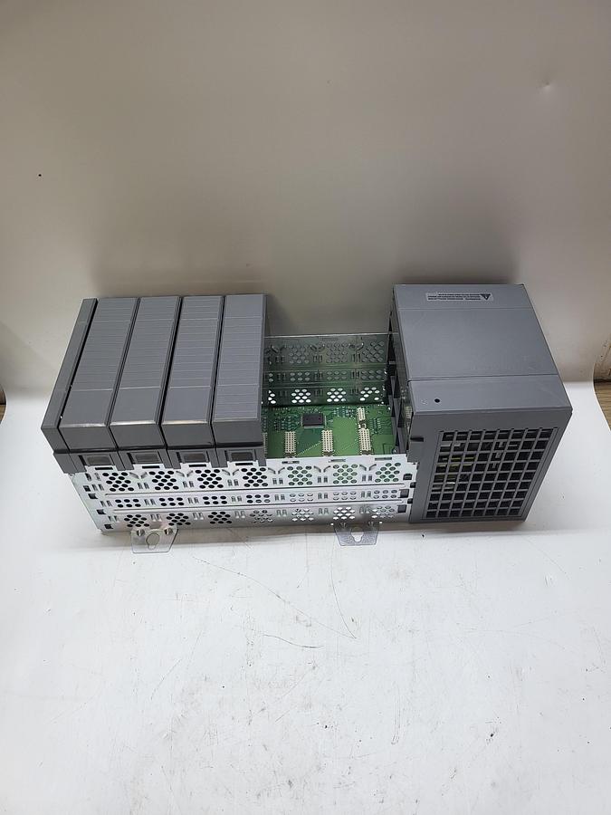 Used Allen-Bradley SLC 500 Power Supply 1746-P4 Ser.A W/Cardslots