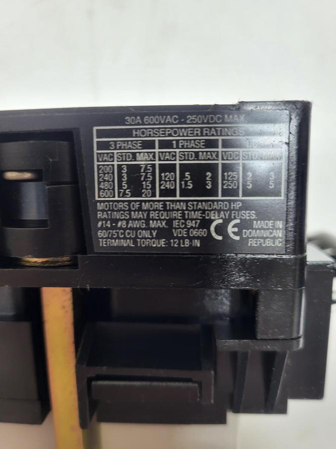 Used Allen-Bradley 194R-NN030P3 Ser.B