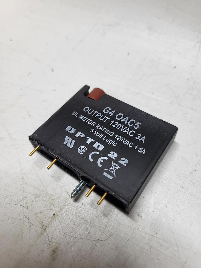 Opto 22 G4 OAC5 UL Motor Rating 120VAC