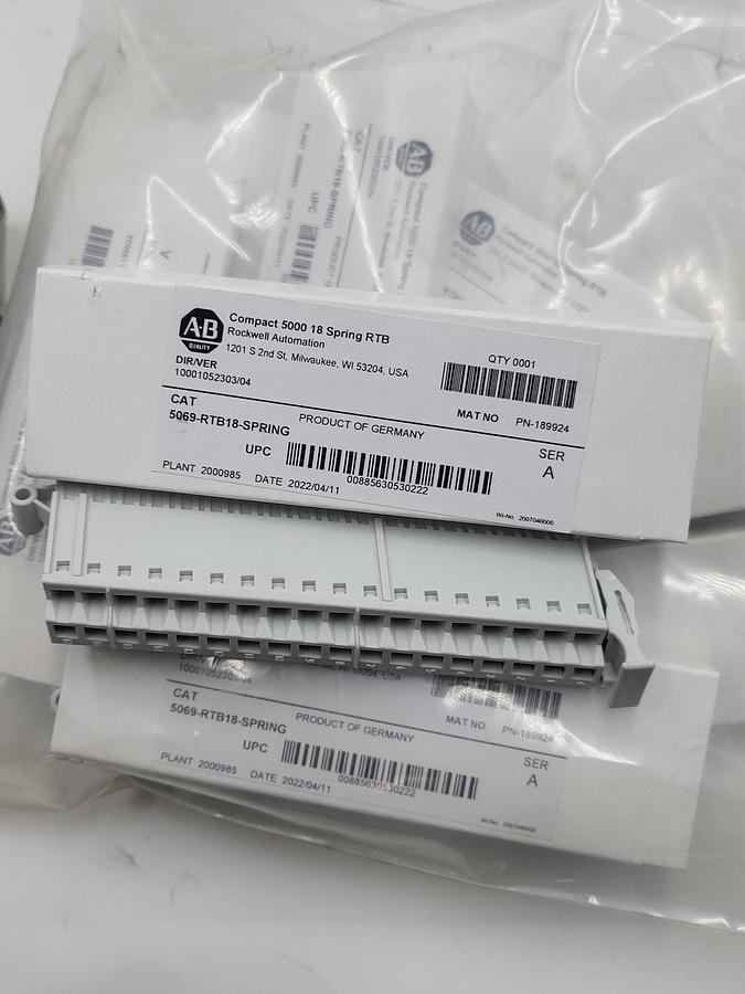 ALLEN BRADLEY 5069-RTB18-SPRING DIR/VER 10001052303/04