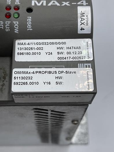 Used Elau MAX-4/11/03/032/08/0/0/00