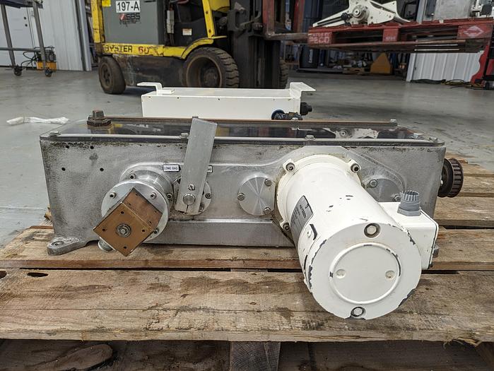 Used Hayssen Transmission 12-16 HR includes DC motor and encoder 10207F1521 711-S