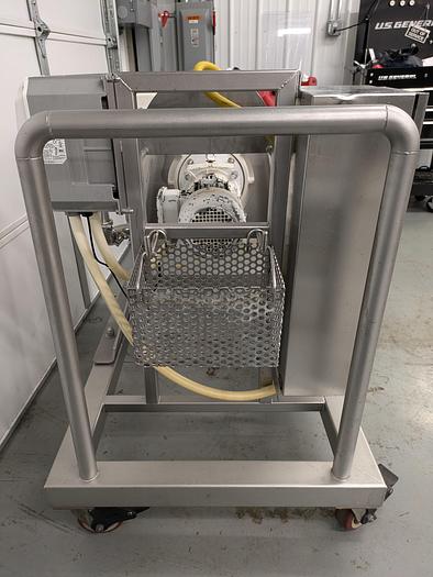 Used Watson Marlow 840 series Hygienic peristaltic pump, variable speed. on casters