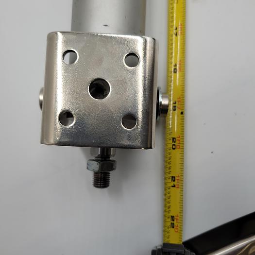 Used SMC NCDGBA40-1600 cyl air 1 1/2" bore 2F6-37J WITH MOUNT BRACKET