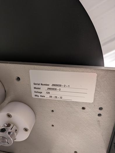 Used label printer, applicator, adjustable stand