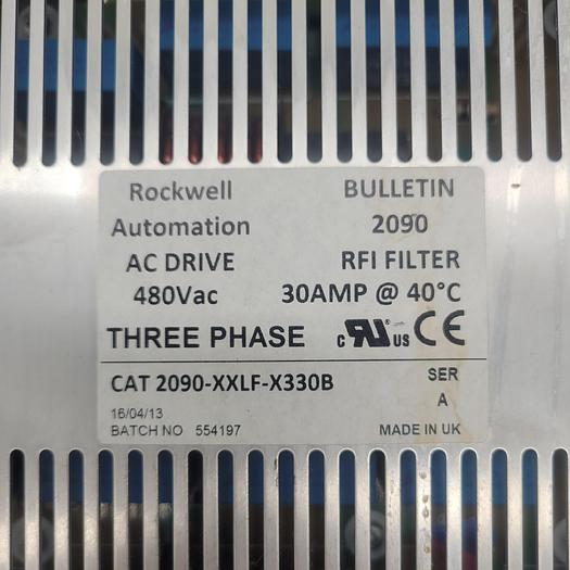 Used Rockwell AC Drive Bulletin 2090-XXLF-X330B Ser.A