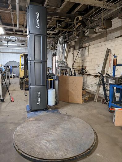 Used Lantech Q300 Stretch wrapper extended height 110" with 30" FDS