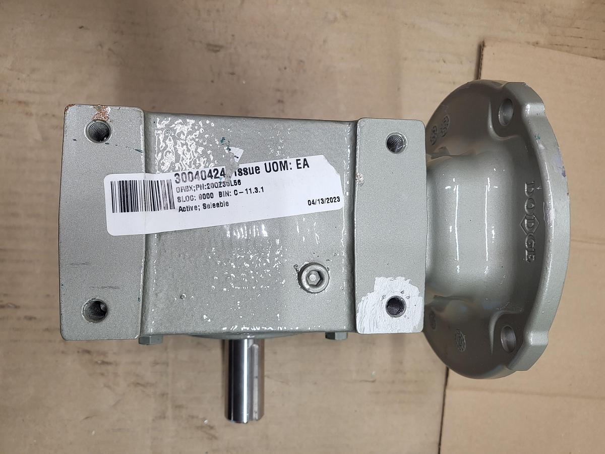 DODGE TIGEAR Right Angle Worm Gear Reducer 20QZ30L56 Ratio 30:1 *NEW - NO BOX** 56C Frame