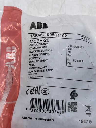 Used ABB MCBH-20