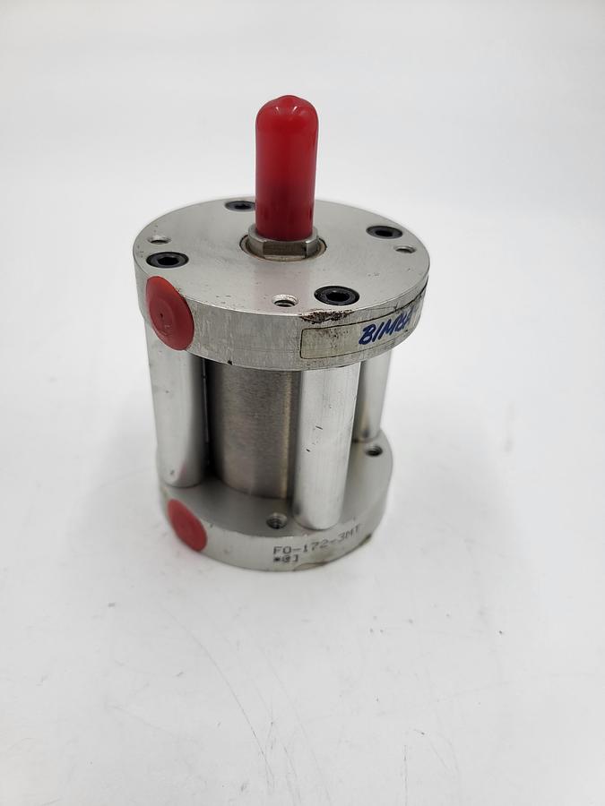 Used Bimba FO-172 Cylinder, Flat-I, dbl act, sgl rod, 1-1/2In Bore ; Stroke: 2 Inchs