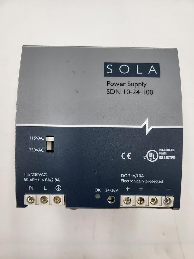 Used Sola Power Supply SDN 10-24-100