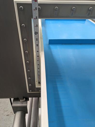 Used safeline metal detector, conveyor, intralox