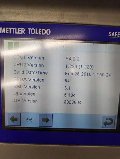 Used safeline metal detector, conveyor, intralox