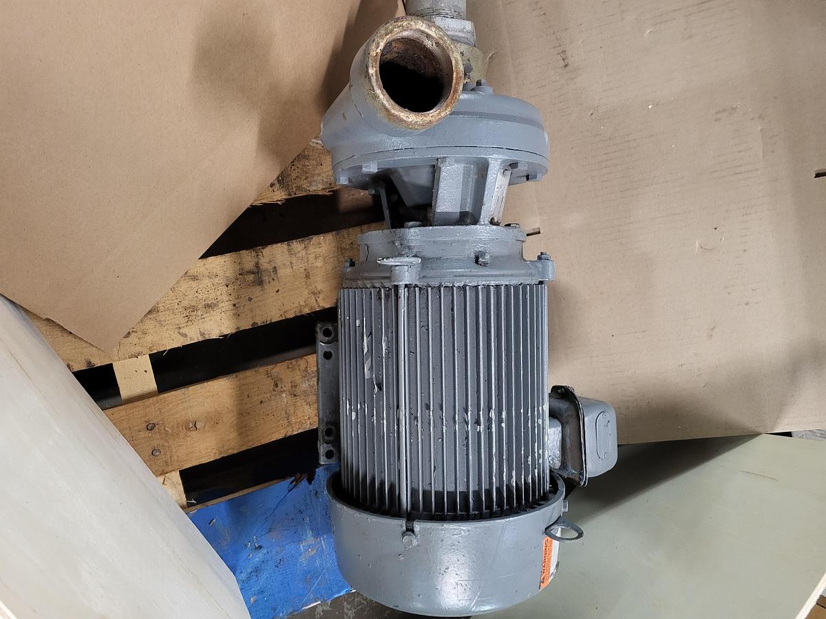 Used US Electrical Motor 7.5 HP Model 5720A frame 184JM 3465 RPM & Deming Pump 4359200094