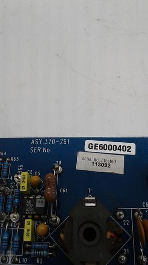 Used ASY.370-291 GE6000402 113092 Circuit Board