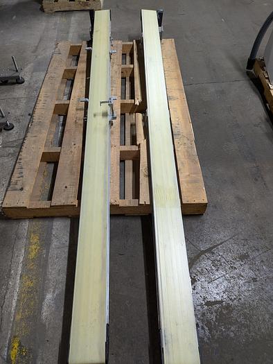 Used Dorner conveyor 2200 series 6" wide 10' long