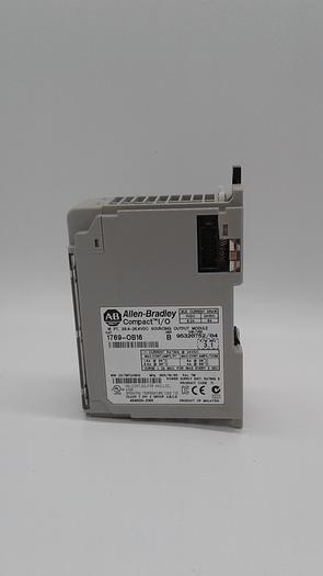 Used Allen-Bradley Compact I/O 16 PT. 20.4-26.4VDC SOURCING OUTPUT MODULE 1769-OB16 B