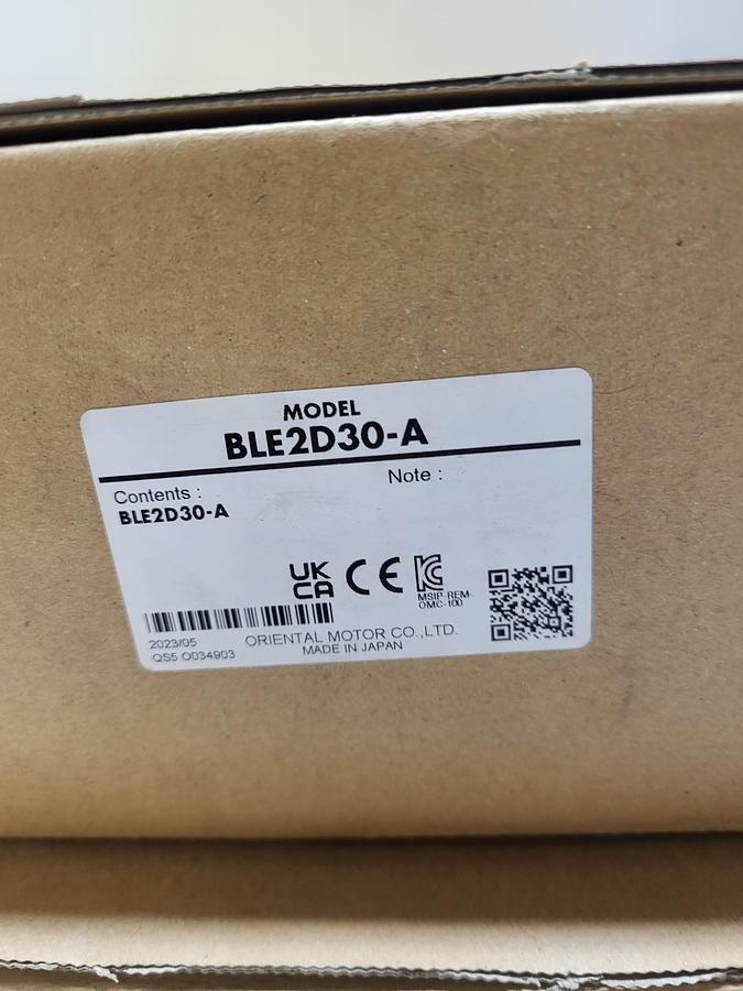 Oriental Motor BLE2D30-A New! in Box!